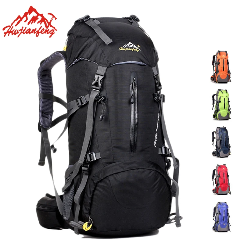 

2019 New Large Capacity 55L Clmbing Sport Backpack Men Women Outdoor Cmaping Backpack Casual Summer Sports Bag Hiking Backpacks
