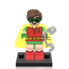 50 шт. строительные блоки с супергероями Робин коллекционные блоки, друзья для девочек и мальчиков, подарок для детей, детские игрушки brinquedos menina