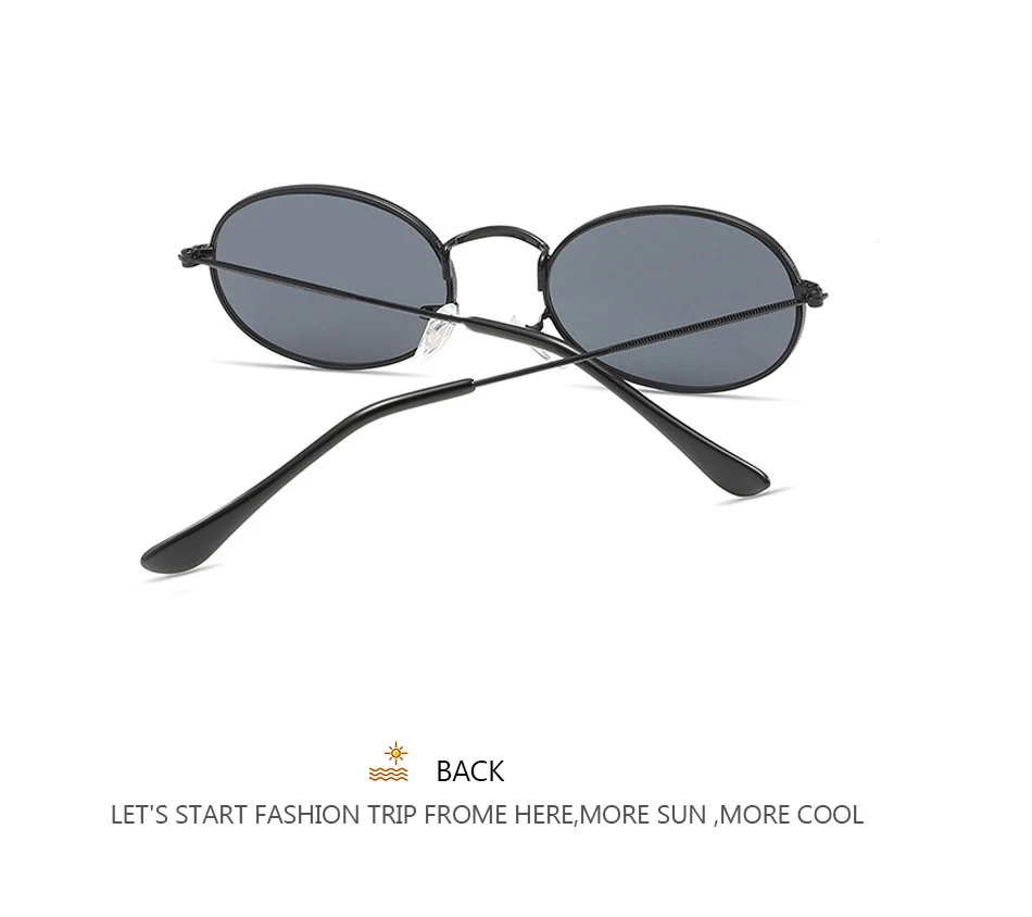 WISH CLUB, модные женские солнцезащитные очки, знаменитые Овальные Солнцезащитные очки, роскошные брендовые металлические круглые оправы, черные маленькие дешевые очки Oculos