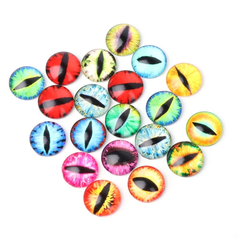 20 Pcs/lot Glass Doll Eye Making DIY Crafts For Toy Dinosaur Animal