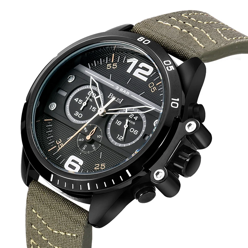 

Canvas Men's Belt Military Watch High Quality Quartz Movement Men Sports Watches Casual Wristwatches Relogio Free Shipping Sale