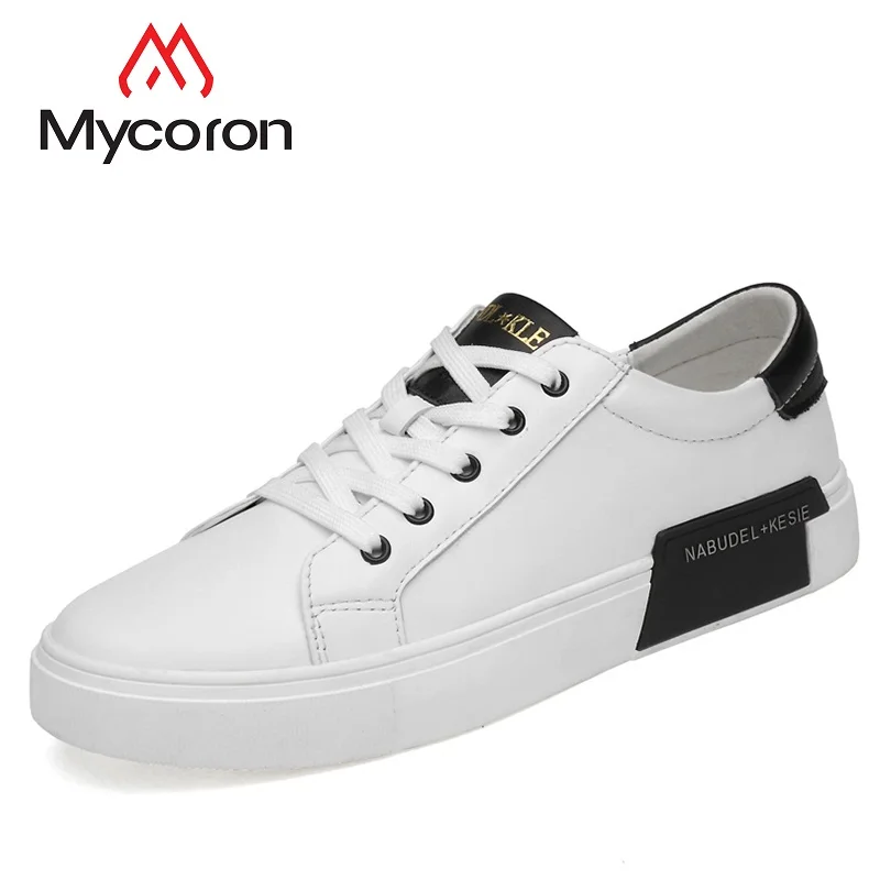 

MYCORON Hot Selling Luxury Fashion Sport Men Boots For Men Shoes Spring/Autumn Warm Black White Casual Male Shoes Schuhe Herren
