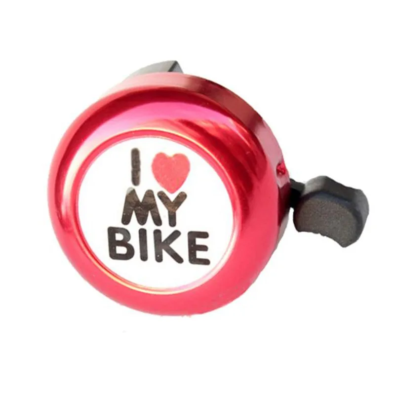 Велосипедный звонок алюминиевый сплав велосипед колокол дети сердце сигнализации велосипед руль рог алюминиевого сплава велосипед