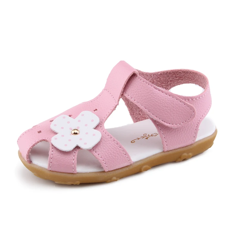 

2019 Summer Girls Sandals Kids Shoes For Little Girls Children's Beach Shoes Floral Flower Sandals Sweet Comfortable Fashion