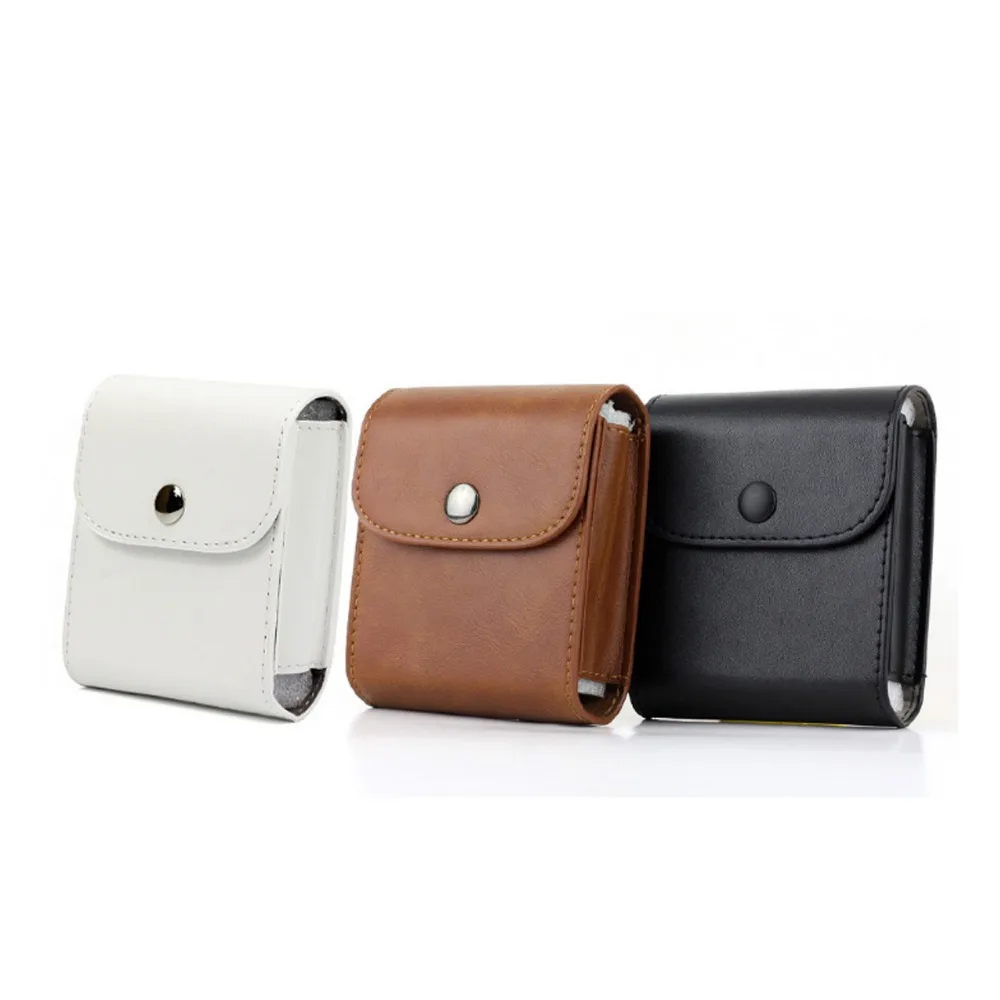 Retro Leather Button Storage Bag Pouch Photo Case For Fujifilm Instax SQ10 SQ6 SP3 Camera Films (with Buckle to Attach on Strap) Retro Leather Button Storage Bag Pouch Photo Case For Fujifilm Instax SQ10 SQ6 SP3 Camera Films (with Buckle to Attach on Strap)