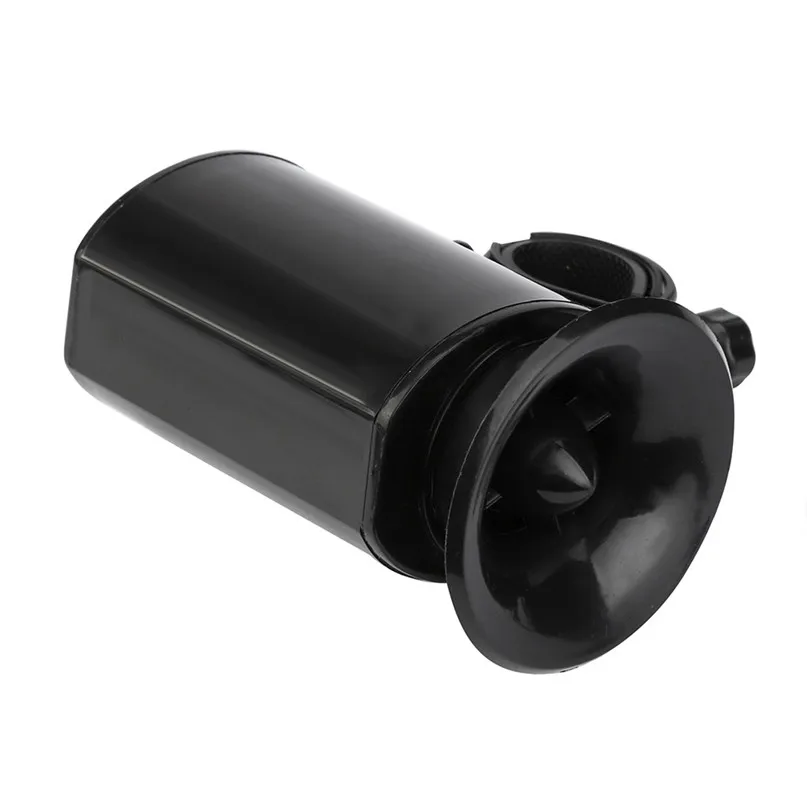 Ultra Loud Bike Horn Bicycle Call Speaker Black Electronic Bicycle 6Sounds Alarm Bell Bike Siren Horn bicycle accessories #2M25 (4)
