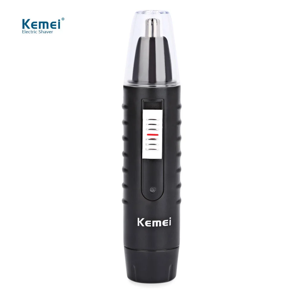 

Kemei KM - 9688 Hair Trimmers Rechargeable Electric Nose Hair Trimmer Cleaner With Sideburns Cutter Face Care Shaving Machine