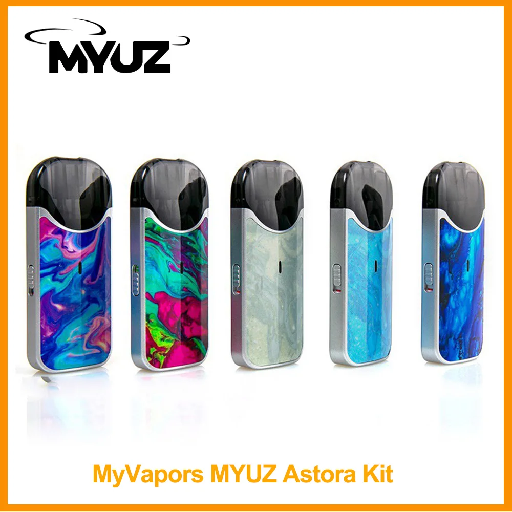 Оригинальный MyVapors MYUZ Astora Pod системный комплект встроенный аккумулятор 500 мАч 3 мл