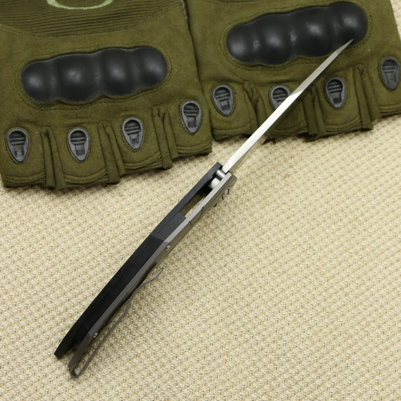LOVOCOO TW1068 D2 лезвие G10 Ручка складное лезвие охотничий Универсальный нож для кемпинга выживания Открытый портативный инструмент EDC инструмент