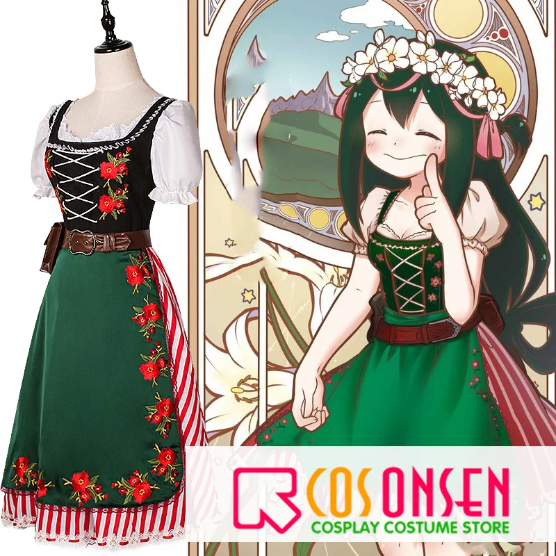 tsuyu asui in hero costume