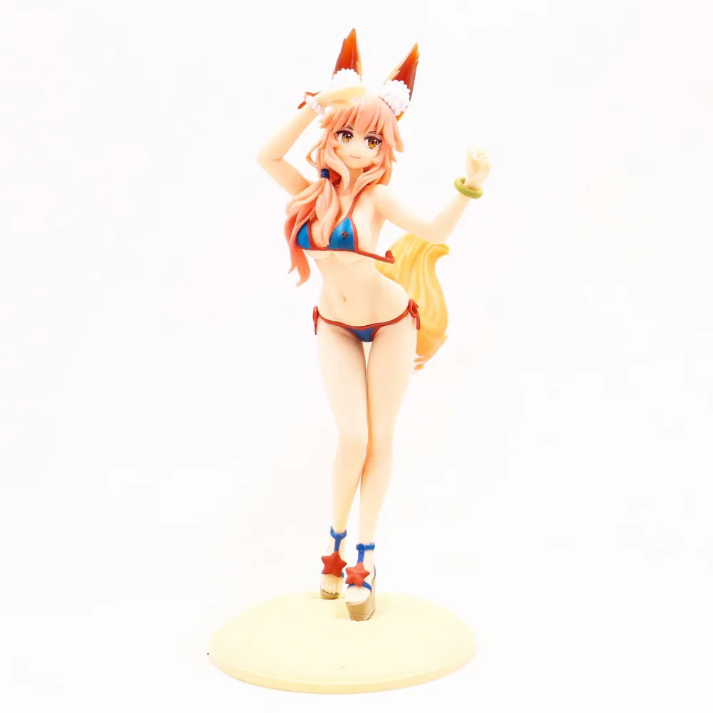 

Fate Extella Extra Grand Order Servant FGO Tamamo no Mae Fox Ear Swimmwear Sexy Figure Statue Toys