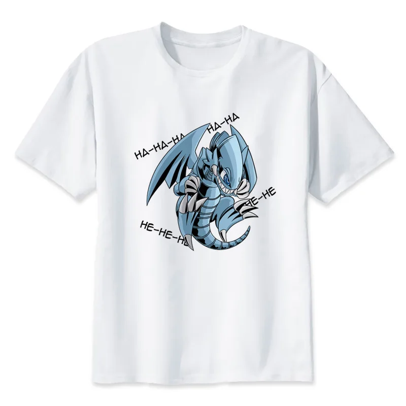 

yu gi oh T-Shirts Men 2019 Summer O-neck Short Sleeve slim fit style Casual Men T shirt navy white Cotton clothes y2321