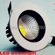 ; Новинка; 10 шт./лот 10 Вт 12 Вт с регулируемой яркостью светодиодные светильники Cob светодиодные потолочные светильники с Цвет: белый и черный, встраиваемые светодиодные лампы AC110V/220 V/230 V CE по ограничению на использование опасных материалов в производстве