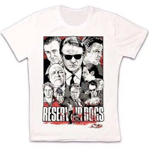 Reservoir Dogs Тарантино фильм ретро Винтаж Hipster футболка унисекс 734|Футболки| |