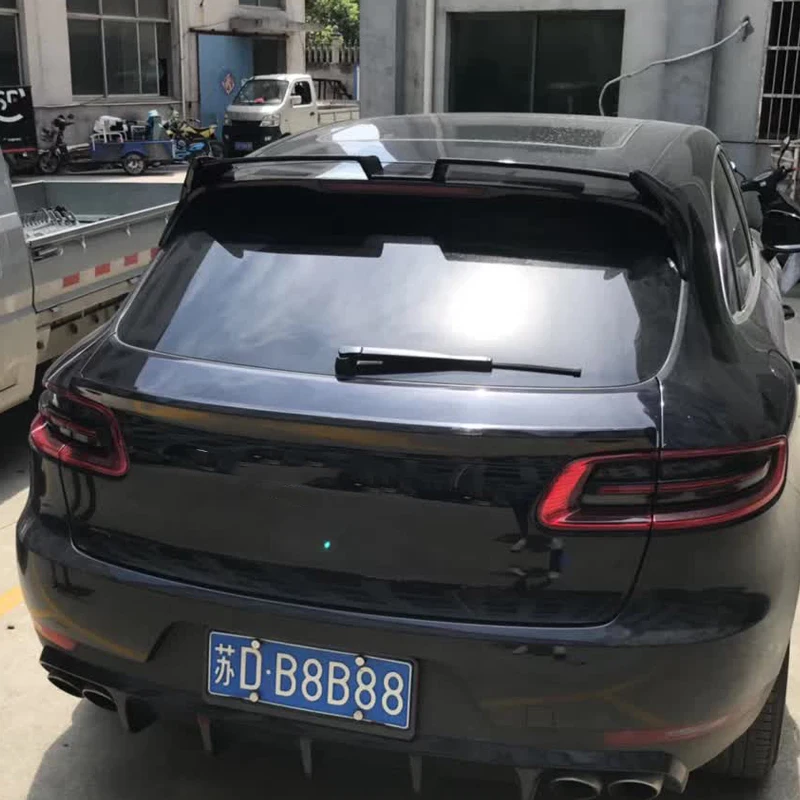 Авто задняя крыша из АБС внешний спойлер на крышу окна для Porsche Macan SUV 2015