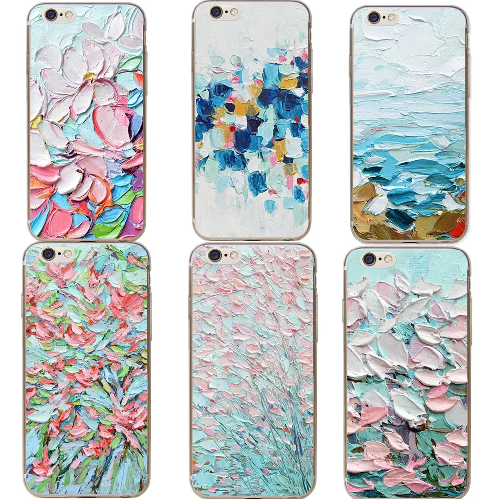 Luxury Graffiti Painted Painting Color Design Phone Case for iphone 7 8