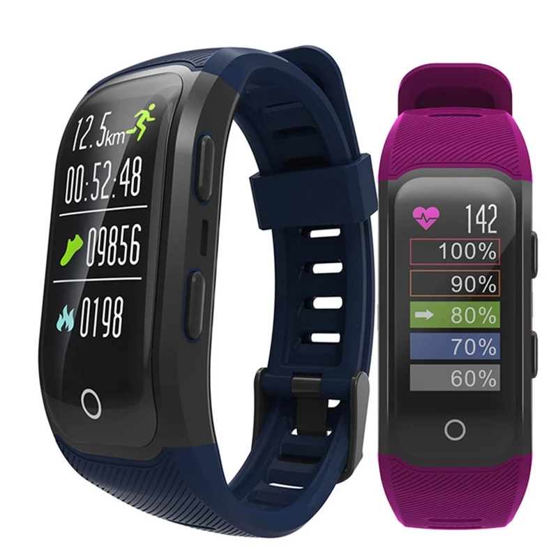 

GPS Smart Watch Support Positioning Waterproof Band Heart Rate Monitor Step Bracelet Outdoor Sports Smart Wristband PK mi Band 4