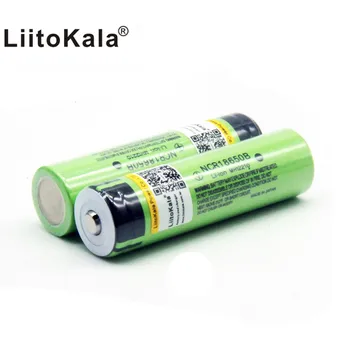 

2pcs Liitokala 18650 3400 Battery 3400mAh 3.7V Rechargeable Li-ion for Flashlight NCR18650B (NO PCB)