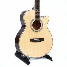 40 дюймов народная гитара Акустическая гитара тонкое мастерство великолепный внешний вид подходит для всех начинающих обучения