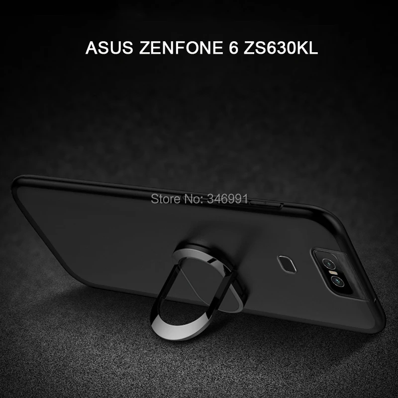 sfor Asus ZS630KL Cover for Asus ZenFone 6 ZS630KL Case luxury I01WD 6.4" Soft Black Silicone Funda for Asus ZS630 KL Cases