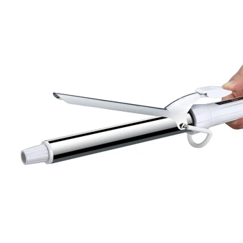 

Ovonni 1 Chrome Curling Iron Wand with 5 Temperature Setting Dual Voltage,Home Travel Shiny Glossy Salon Styles EU