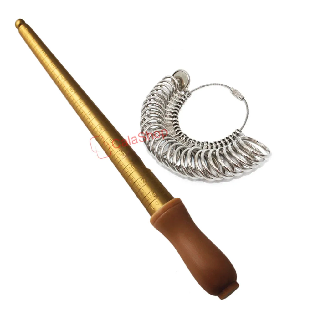 1 Pcs / Lot Standard Ring Sizer Mandrel Stick Finger Gauge Ring