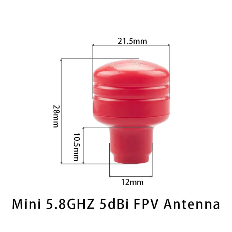 RJXHOBBY RHCP Super Mini Stubby 5.8GHz 5dbi SMA Male For FPV Transmitter TX Receiver RX Fatshark Goggles FPV Racing Drone (5)
