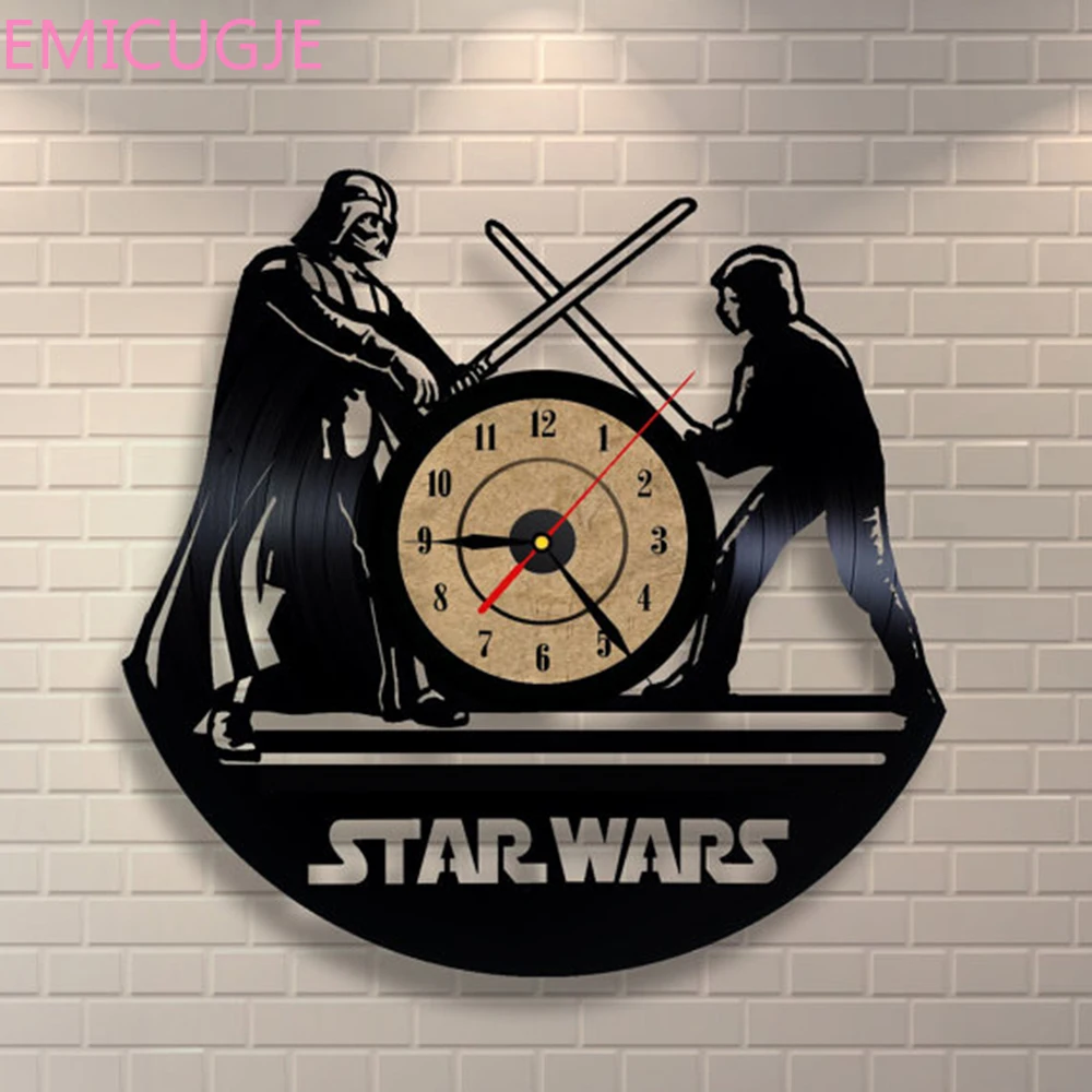Художественные настенные часы креативные Horloge Murale виниловые часы|Настенные часы|