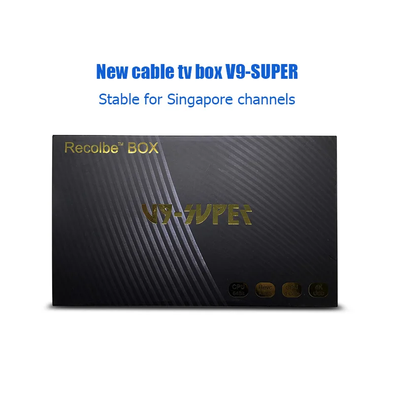 Сингапур телеприставка с кабелями V9 суперчасы HD starhub каналов Youtube
