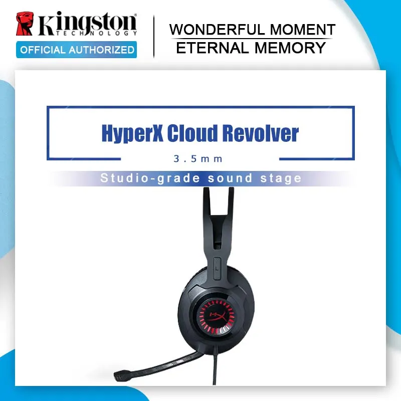 Игровая гарнитура Kingston HyperX Cloud Revolver черные наушники с микрофоном для ПК Xbox One S PS4 Pro