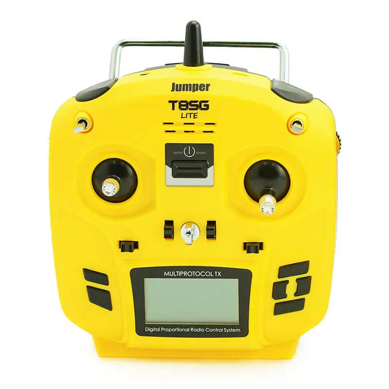 

Jumper T8SG Lite Multi-Protocol 12CH S-FHSS Deviation TX Compact Full Range Radio Transmitter Remote Controller For RC Models