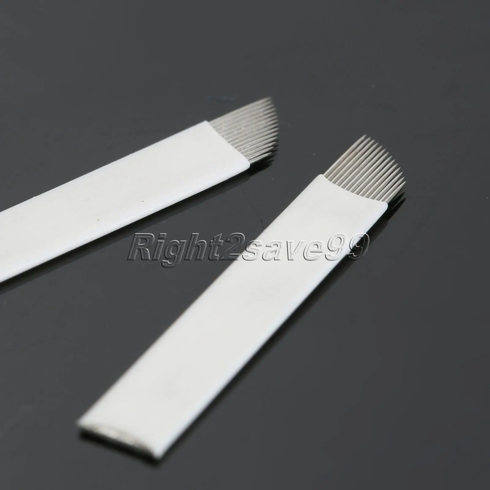 

50PCS 14Pin Permanent Makeup Manual Eyebrow Tattoo Needles Blade For 3D Embroidery Microblading Tattoo Pen Machine