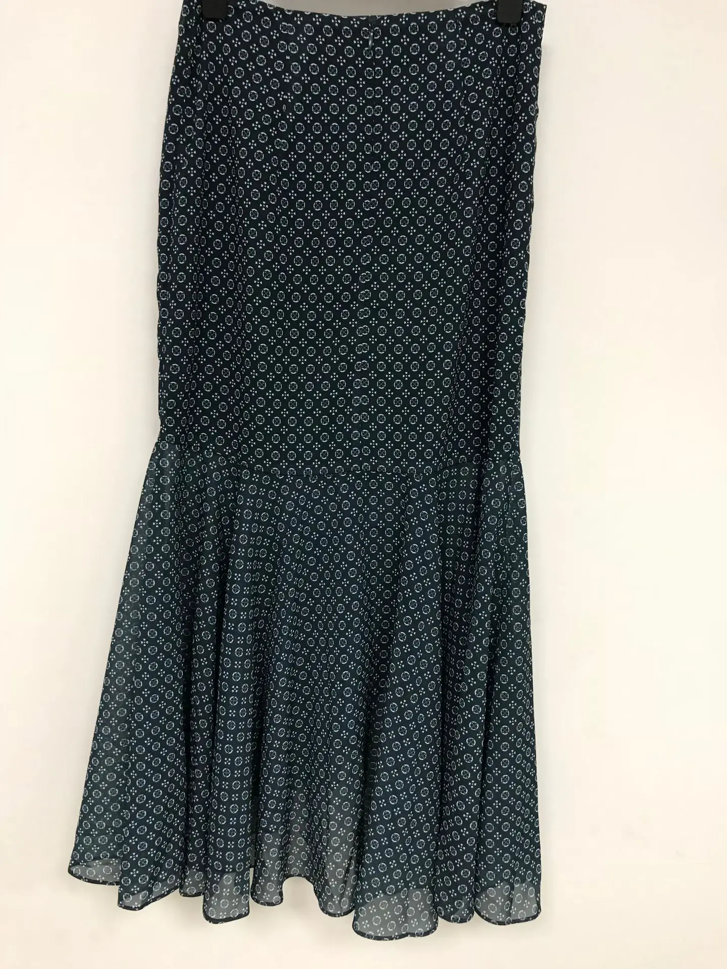 Light Conception Cordon Fishtail De jaune Demi taille Point Femmes Haute Vague Nouvelle Mousseline Green En jupe FrqFO