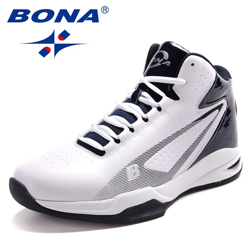 Baratos BONA nuevo estilo Popular hombres baloncesto zapatos del tobillo zapatillas Jogging al aire libre luz macho envío libre rápido suave