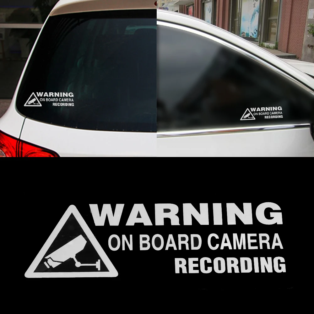 uitroepen krekel smal 1PC Vinyl Warning On Board Camera Recording Window Truck Auto Vinyl Sticker  Decor Car Styling Decoration Tools Accessories _ - AliExpress Mobile