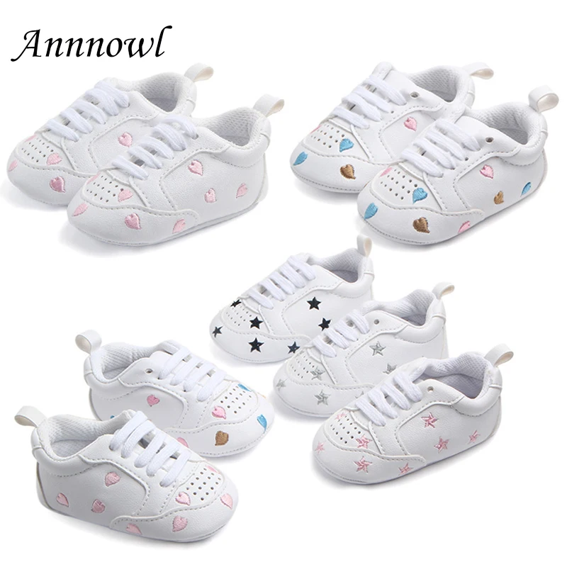 Baby Crib Shoes for Boys  Soft Sole PU Leather Moccasins Girl Sneakers Little Kid Newborn footwear Tenis Infantil Toddler Tennis