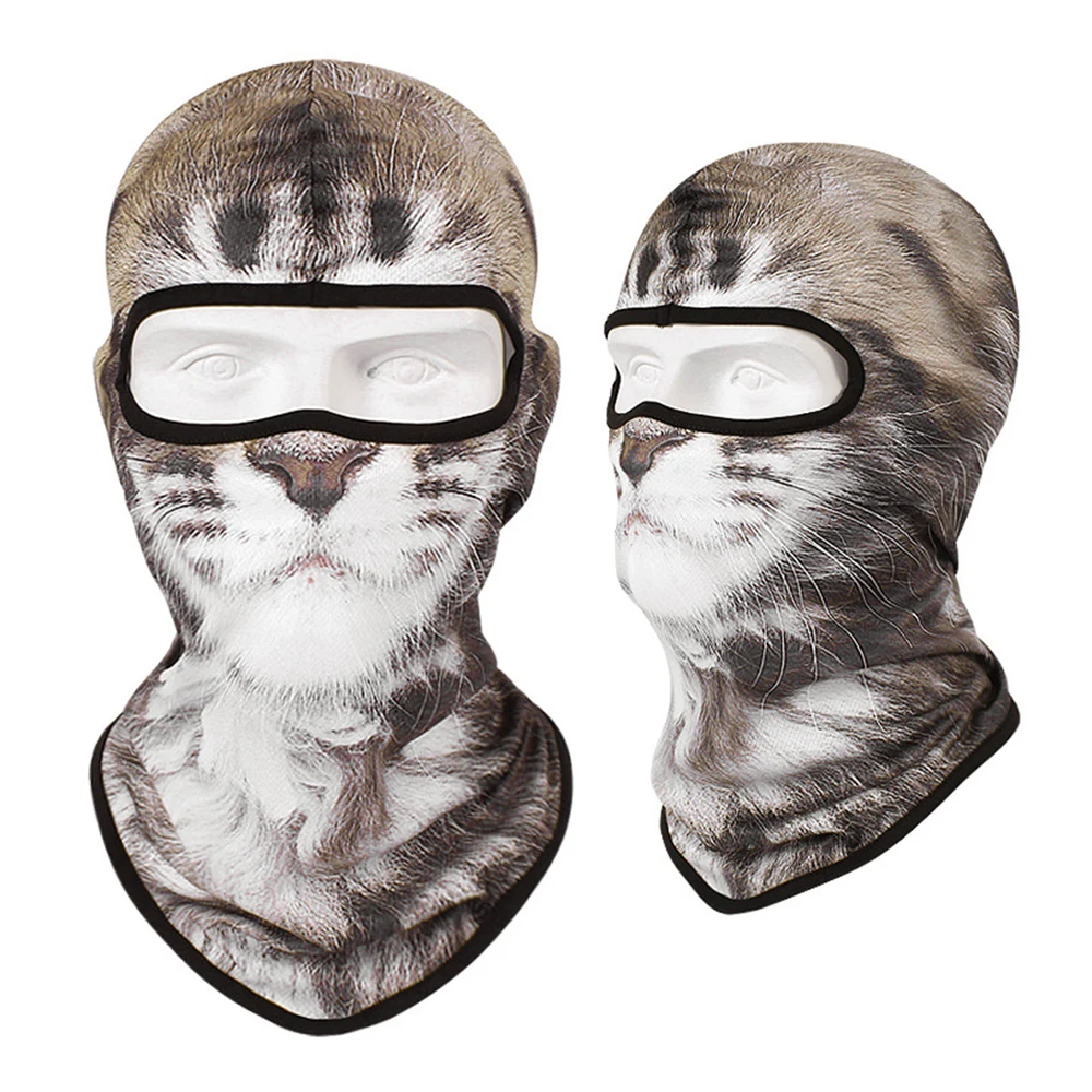 Новая Балаклава с животными, мотоциклетная маска, тактическая Балаклава, маска для лица, дышащая маска для лица, мотоциклетная Байкерская мотоциклетная маска, маска с черепом - Цвет: ABX01-31