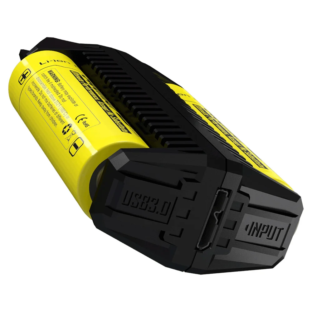 NITECORE F2 USB зарядное устройство с 2x18650 батарея гибкий внешний аккумулятор 2A Smart 2 слота источник питания портативное освещение аксессуары