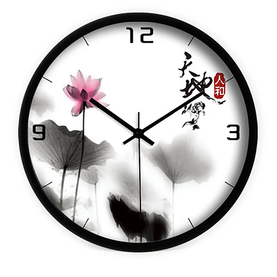

Print Living Room Antique Clock Creative Classic Silent Retro Modern Large Digital Wall Clock Vintage Wall Watch Needle