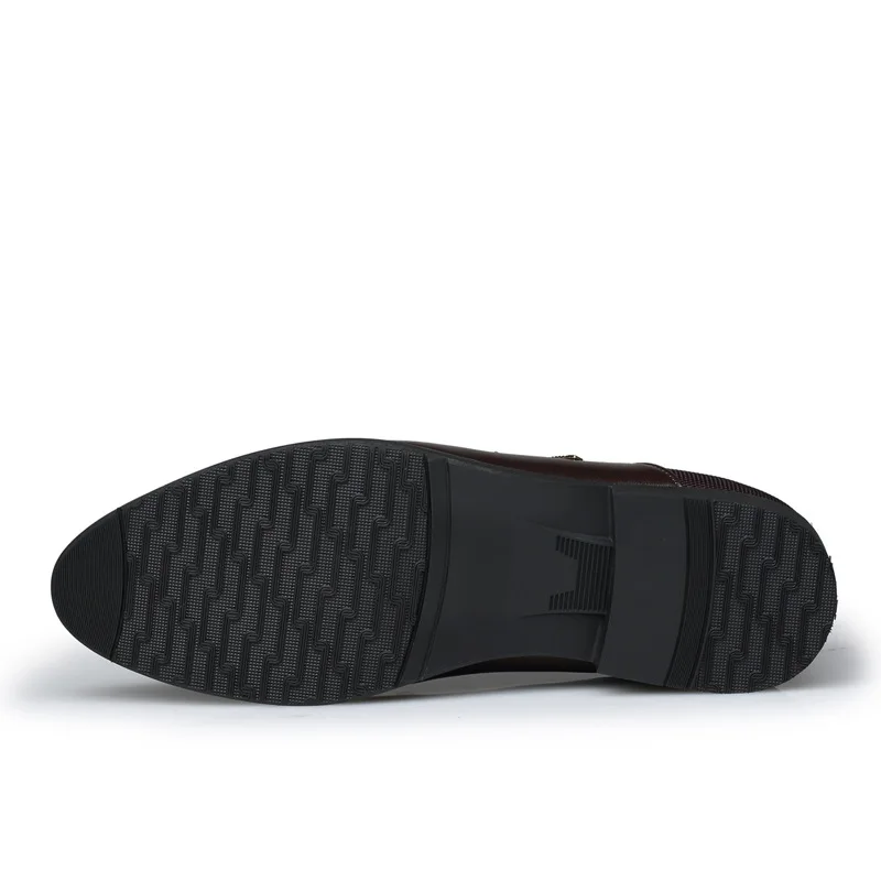 Flats Oxfords marrom Vestido Dos Preto Couro Sapatas 2018 Até Sapatos Da Apontou Masculino Mola amarelo Casamento De Negócios Toe Respirável Rendas Homens IYHqYUwZR