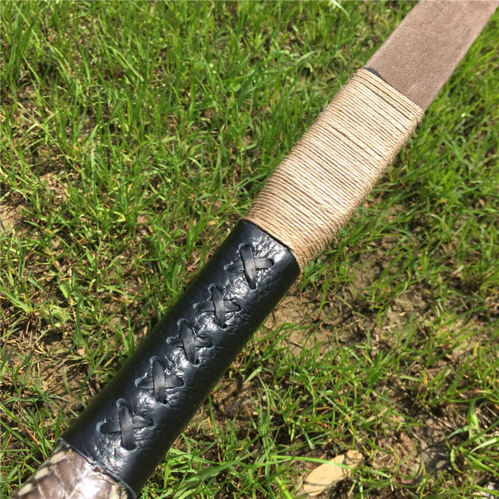 Billig 25 80IBS Hohe Qualität Handmade Brown Longbow Recurve Bogen Für Outdoor Bogenschießen Jagd