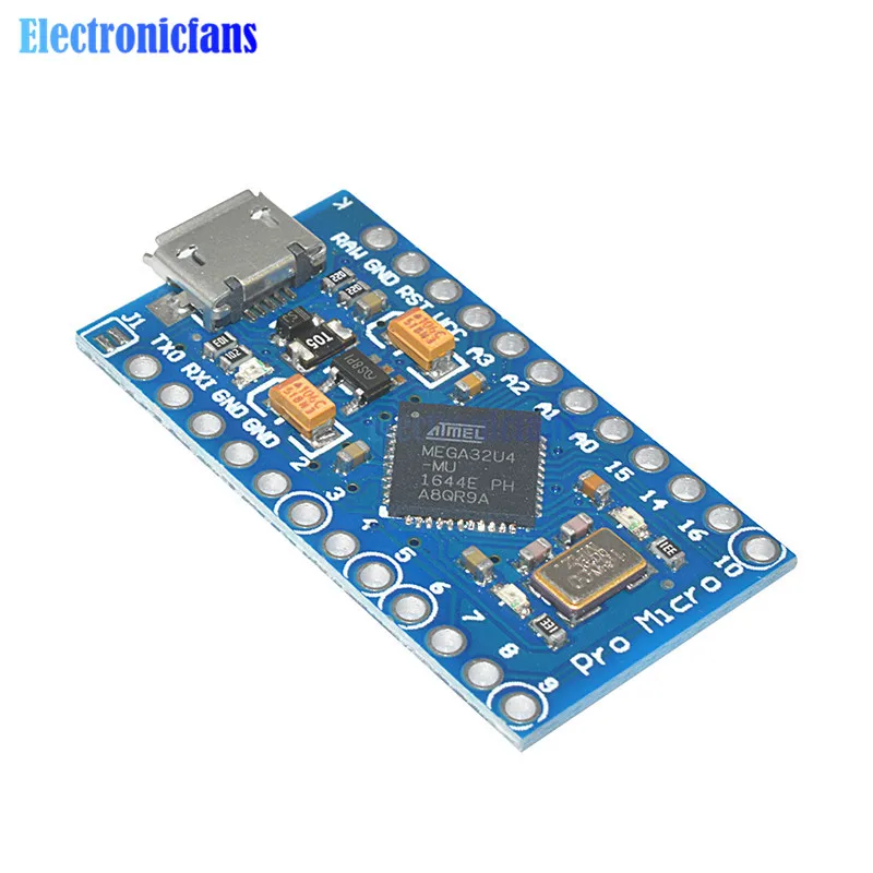 5 комплектов Pro Micro для контроллера Arduino ATmega32U4 USB в 16 МГц atmega32U4 плата модуль Repalce