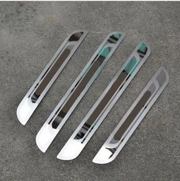 

2013 2014 2015 2016 2017 For Peugeot 3008 GT Stainless Steel Door sill Scuff Plate Cover Car accessories 4pcs/set car styling