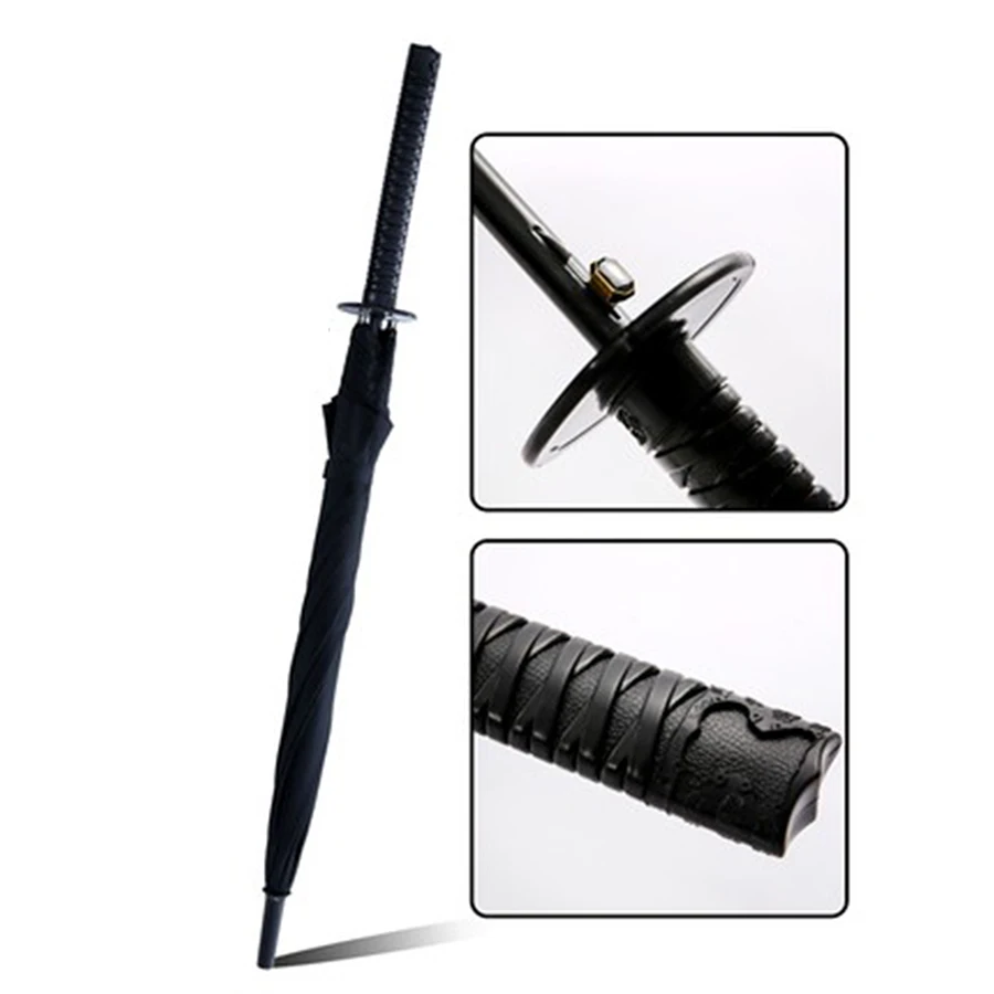 Большой зонт для мужчин, ветрозащитный, аниме, катана, зонтик, меч самурая, Фирменный подарок для мужчин, мальчиков, Hediyelik, женщин, сильный дождевик