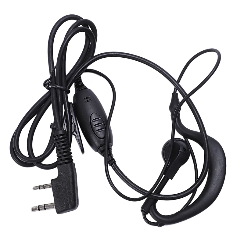 

2 Pin Walkie Talkie Earpieceearpiece Headset Mic Overhead Headset Compatible With Baofeng Uv 5R/5Ra/5Ra+/5Rb/5Rc 777S 888S Two