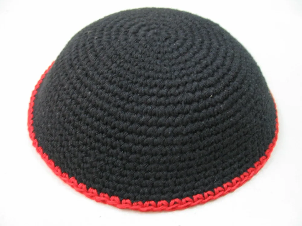 

HANDMADE KNITTED YARMULKE KIPPAH, CUSTOMIZED ORDER UNDER ENQUIRY