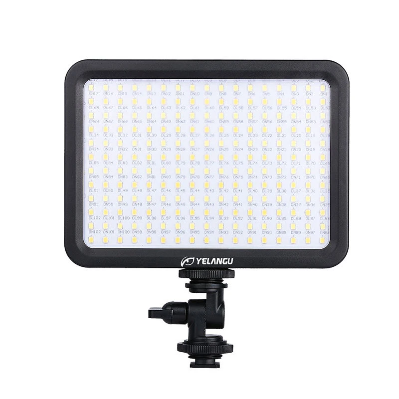 

YELANGU 204 LED Camera Video Light 3300-5600K photography Lighting for Canon Nikon Sony Digital Camera Studio Photography