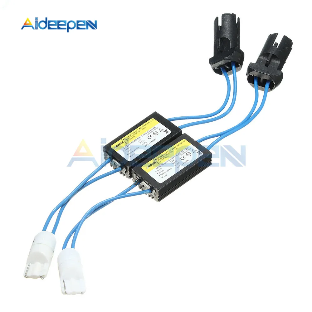 

1pcs 12V LED Warning Canceller Decoder 501 T10 W5W NO Canbus OCB Error Load Resistor For Car Motorcycle Lights