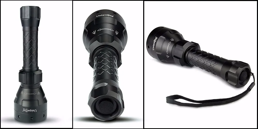 2016 Uniquefire UF-1405 IR 940nm Hunting&Tactical LED Flashlight Night Vision Torch Zoomable 3-modes Rechargeable  convex len 6