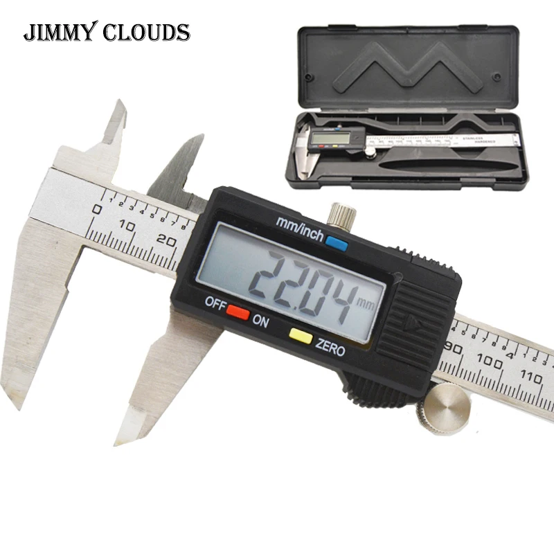 

New 0-150mm Measuring Tool Stainless Steel Digital Caliper Messschieber paquimetro measuring instrument Vernier Calipers 6 inch
